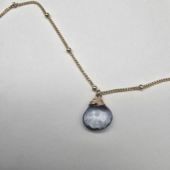 Lotus Jewelry Studio Trinket Stone Necklace Spinel Pendant 925 Gold Filled - Picture 11 of 12